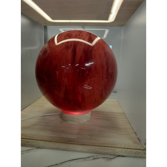 21.5lb Red Smelting Stone Quartz Sphere Crystal Ball - Picture 1 of 3